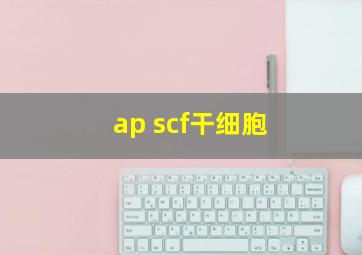 ap scf干细胞